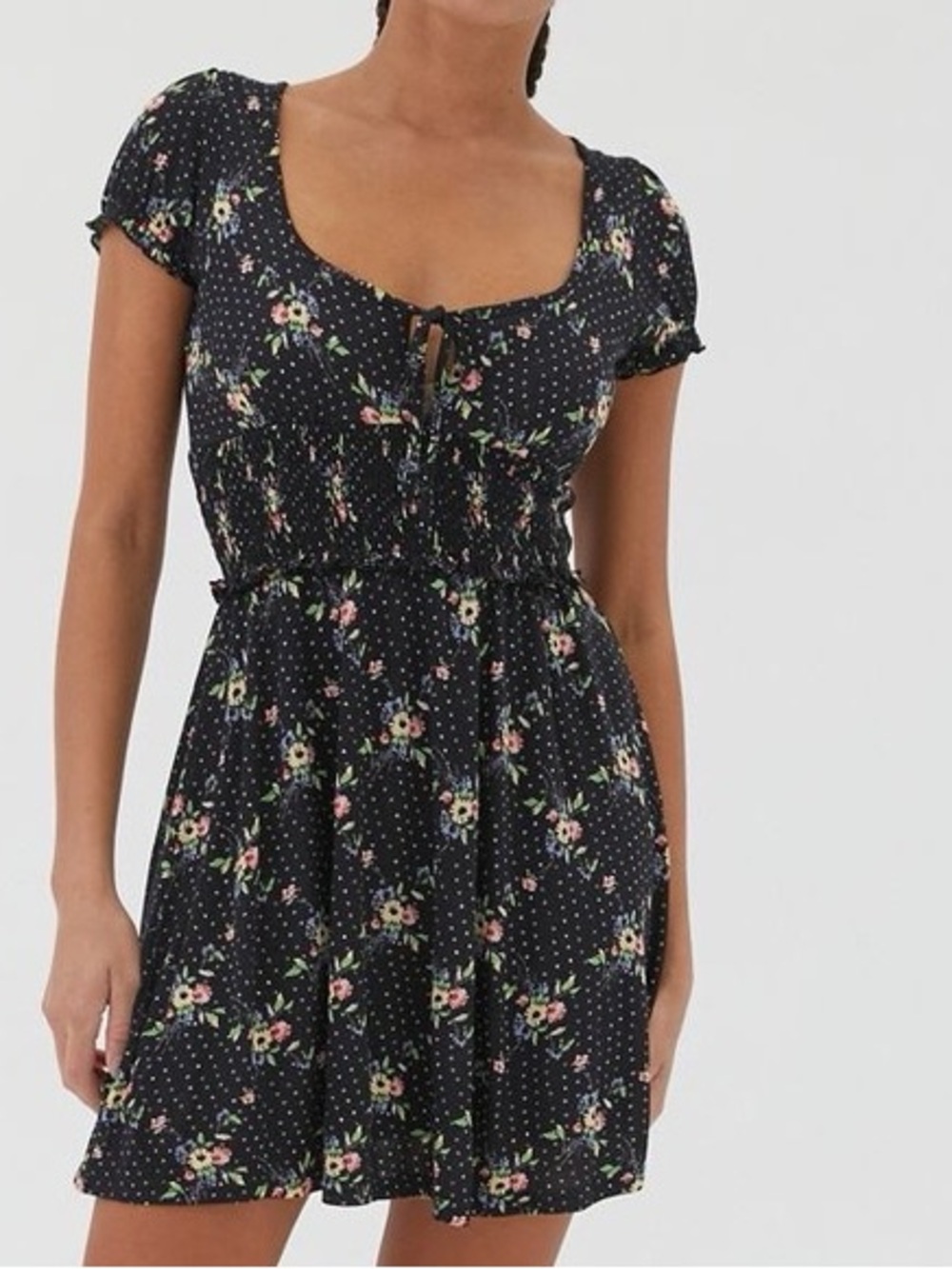Urban Outfitters Charlie Knit Short Sleeve Mini Dress Size Medium